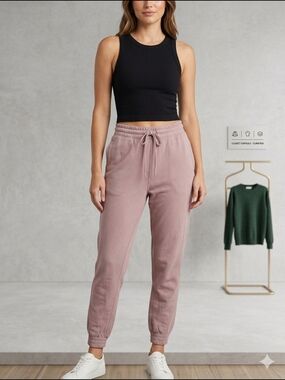 FLX Wander Side Panel Joggers in Grazing Lavender - Size L (EUC)